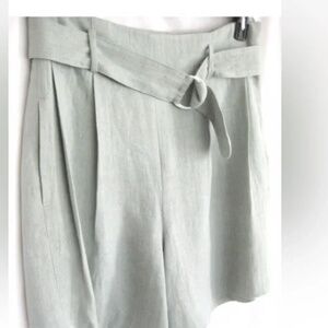 AKRIS PUNTO Fiorellina Linen bermuda short